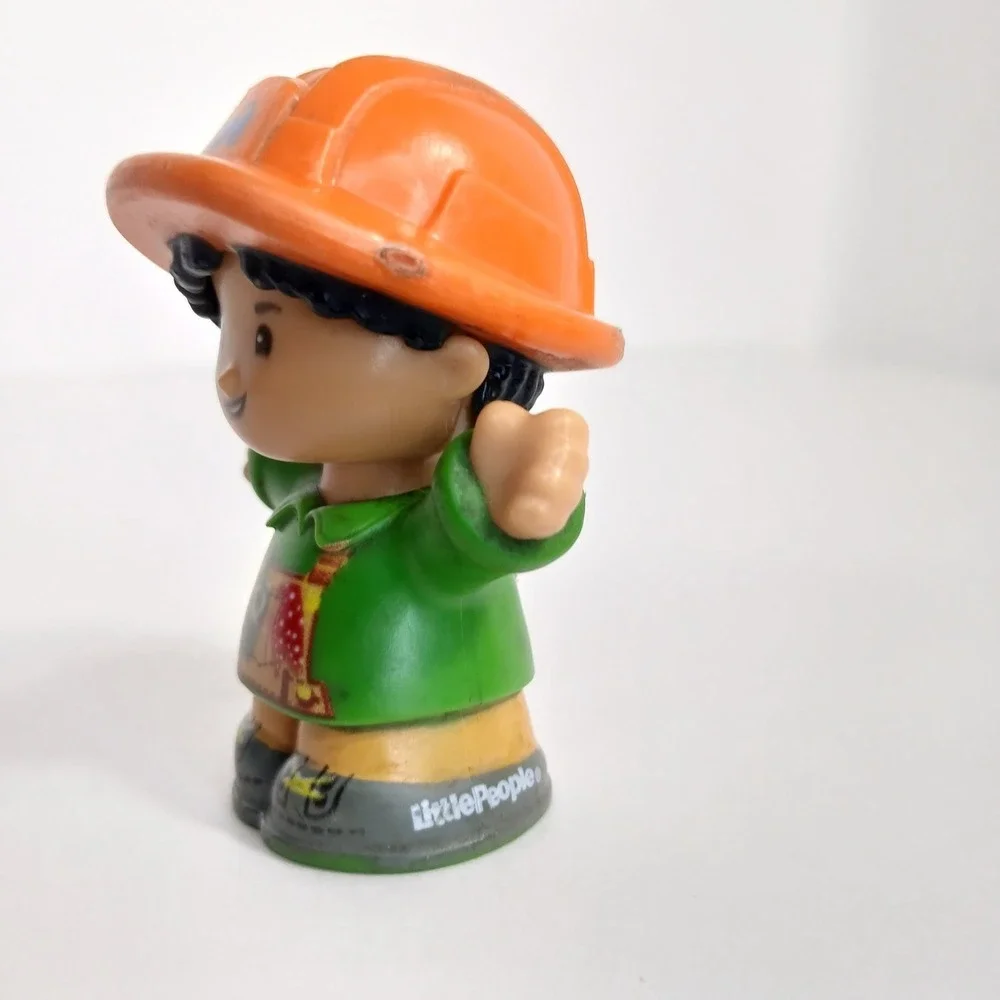 Fisher-Price Little People Replacement Koby Construction Worker READ